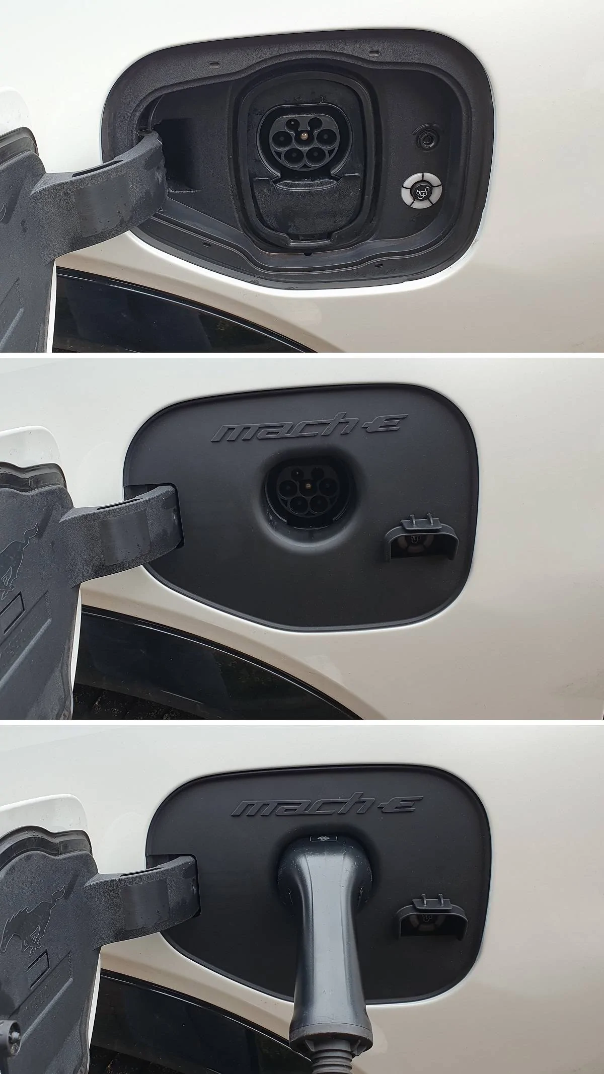 Ford Mustang Mach-E UK Customers MME _Port Cover A