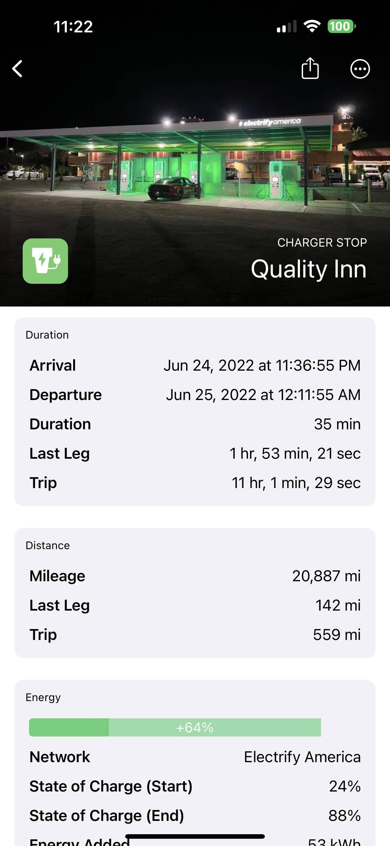 Ford Mustang Mach-E Chargey EV Charge/Trip Tracker for iOS Screen Shot 2023-03-12 at 11.22.38 PM