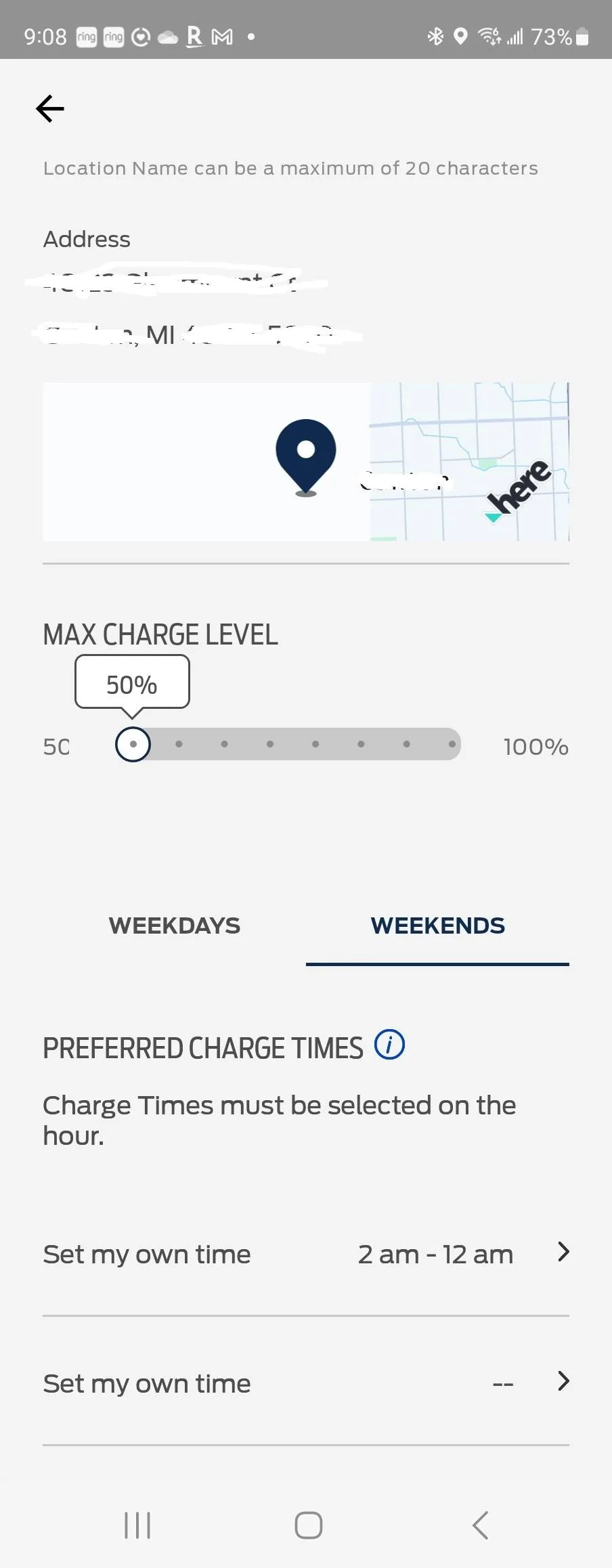 Ford Mustang Mach-E Later PowerUp Update resets to 50% Charge Target -then charges to 100%!! Screenshot_20230402_090855_FordPass