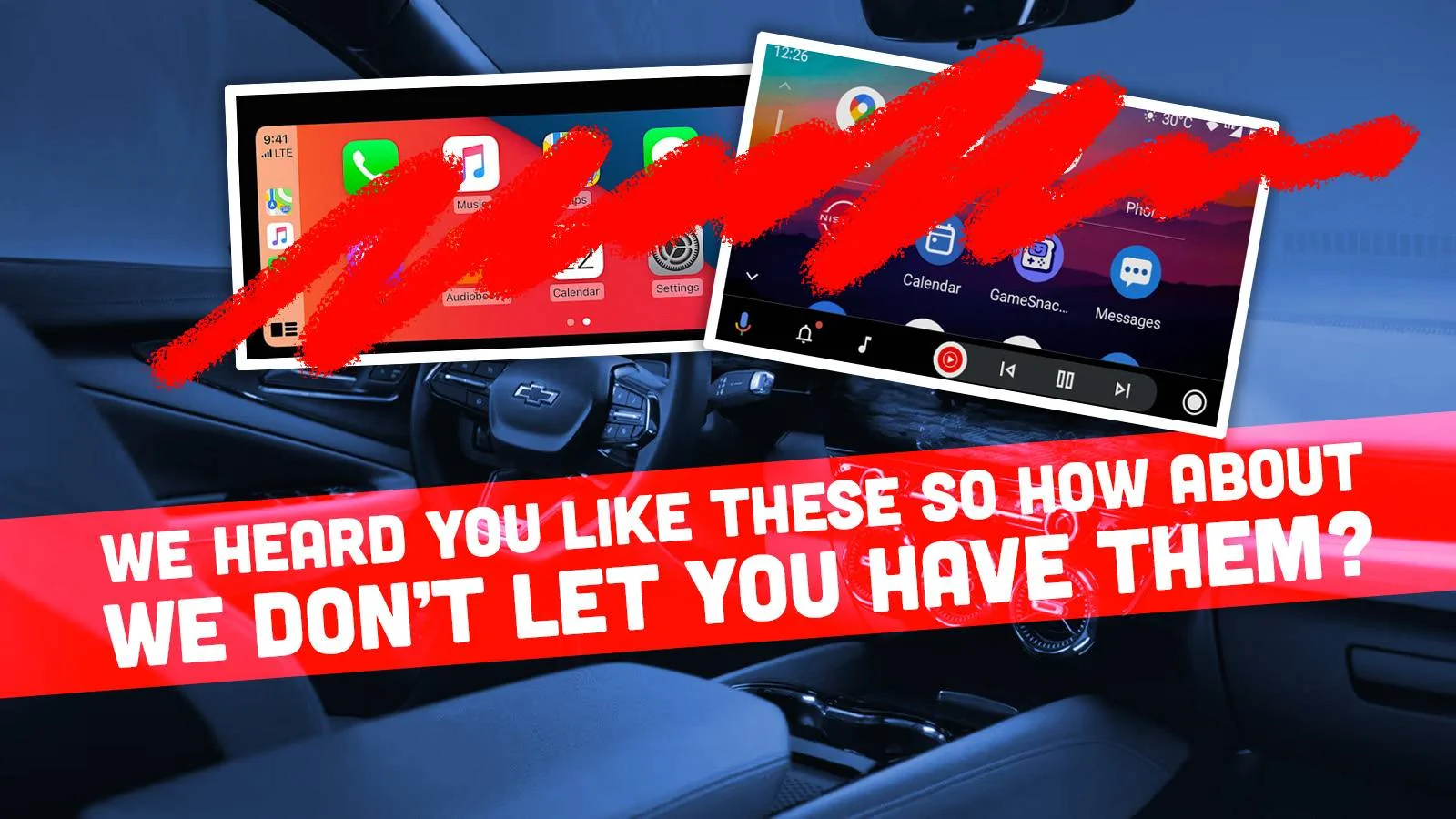 Ford Mustang Mach-E GM is ditching CarPlay in all future EVs and teaming up with Google instead GM_carplay_nope_to