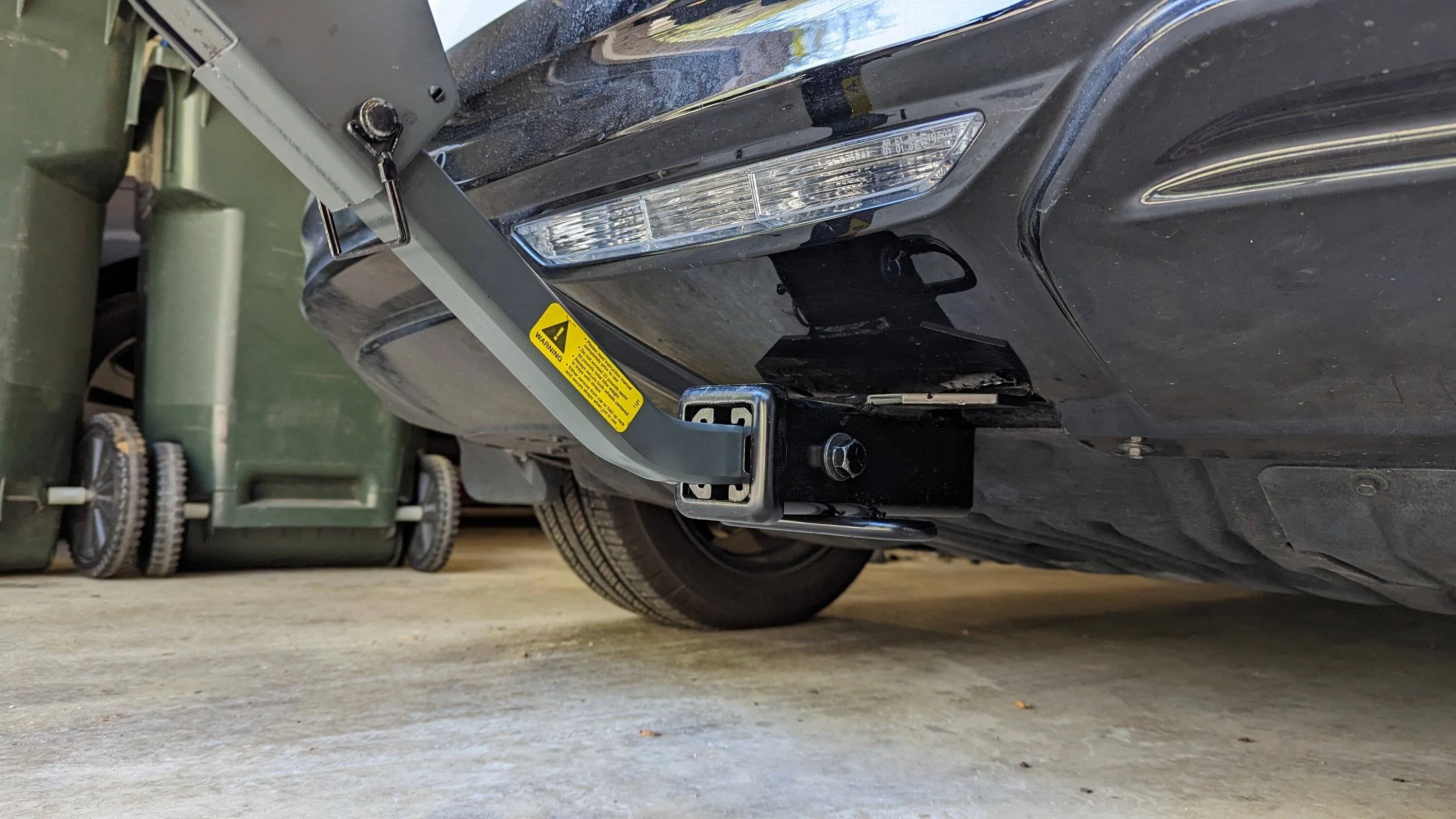 Ford Mustang Mach-E Hitch install uhaul PXL_20230410_164245746