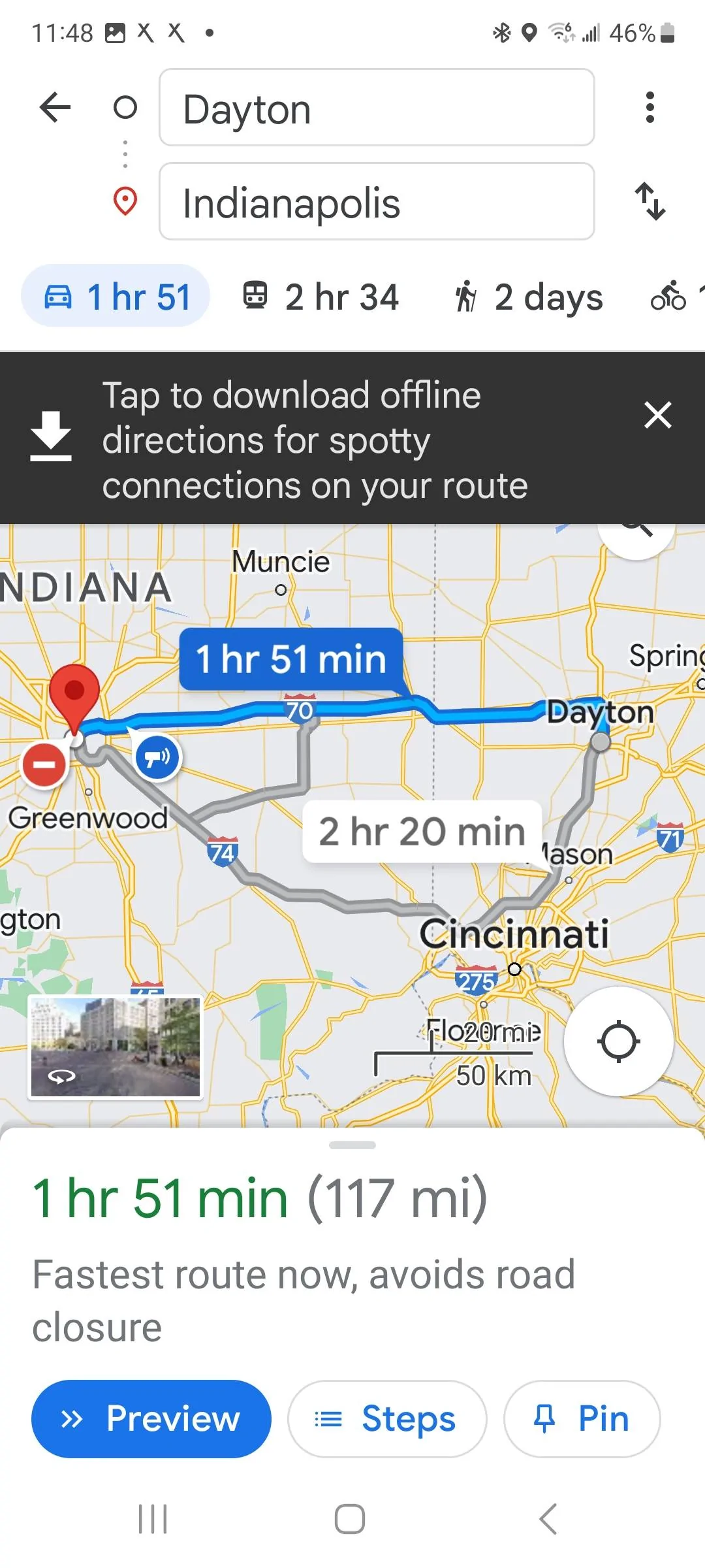 Ford Mustang Mach-E New DCFC in Indiana Screenshot_20230410_114839_Maps