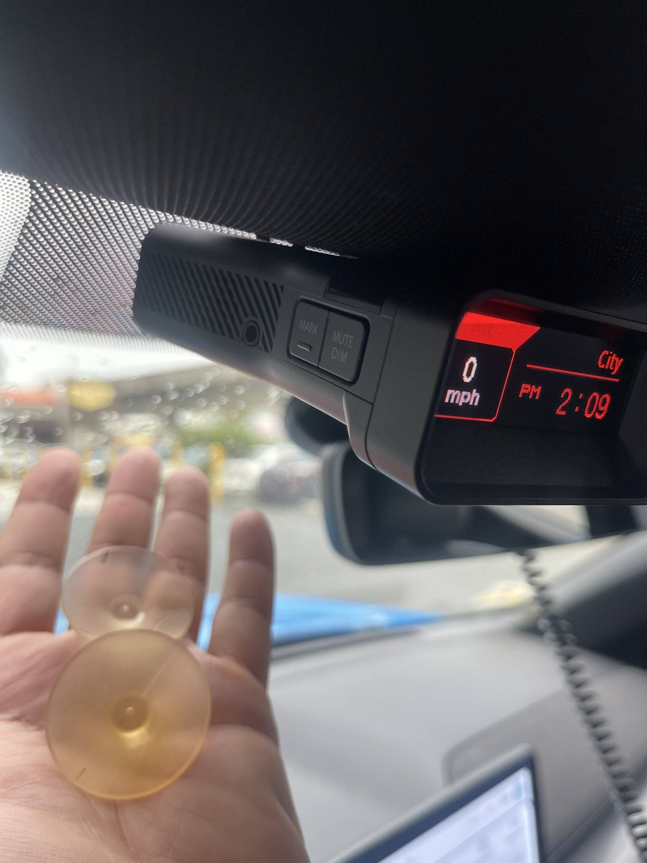 Ford Mustang Mach-E Radar Detector Mounting - trying to come up with a solution. image