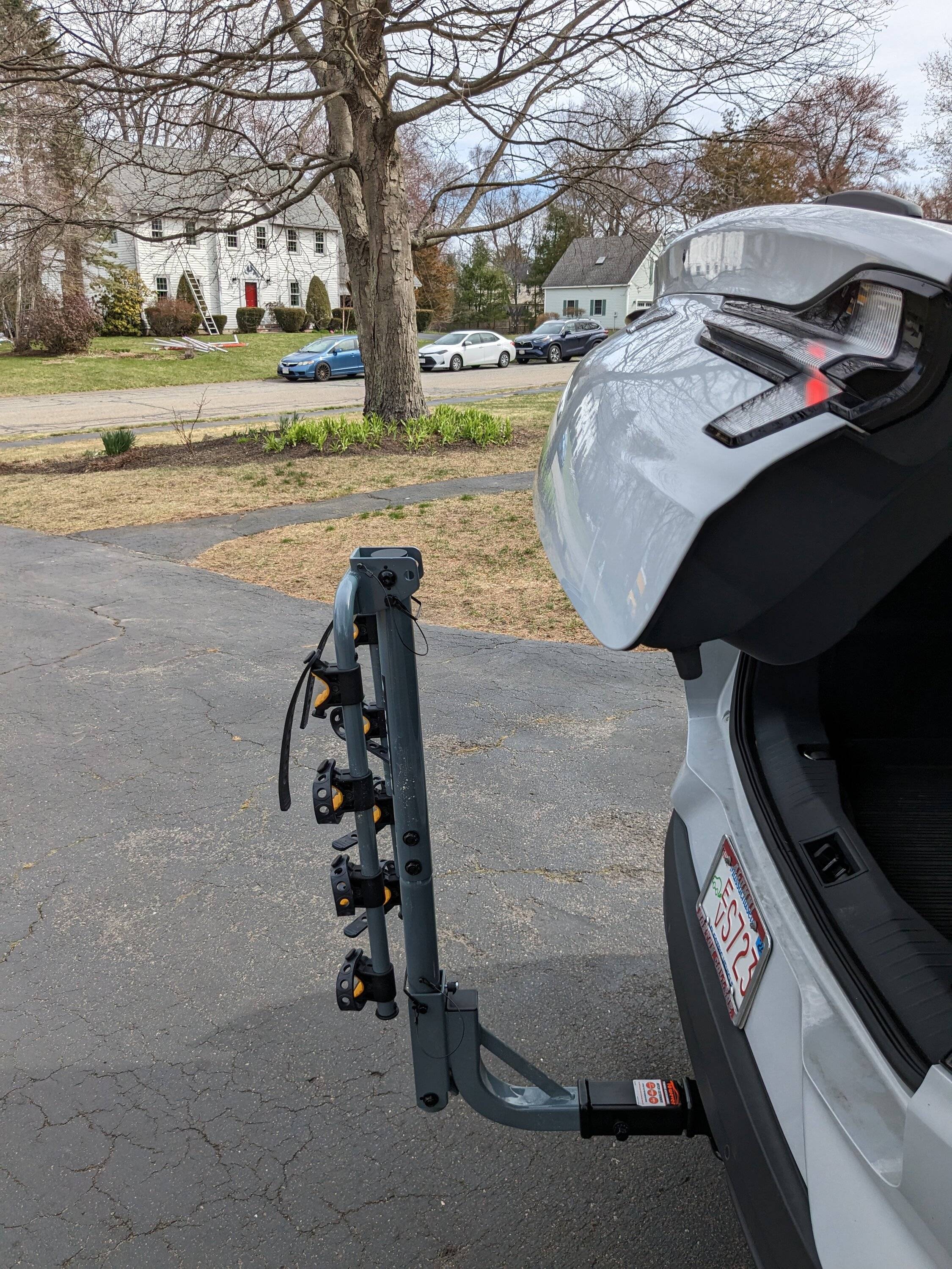 Ford Mustang Mach-E Hitch install uhaul PXL_20230412_143429466