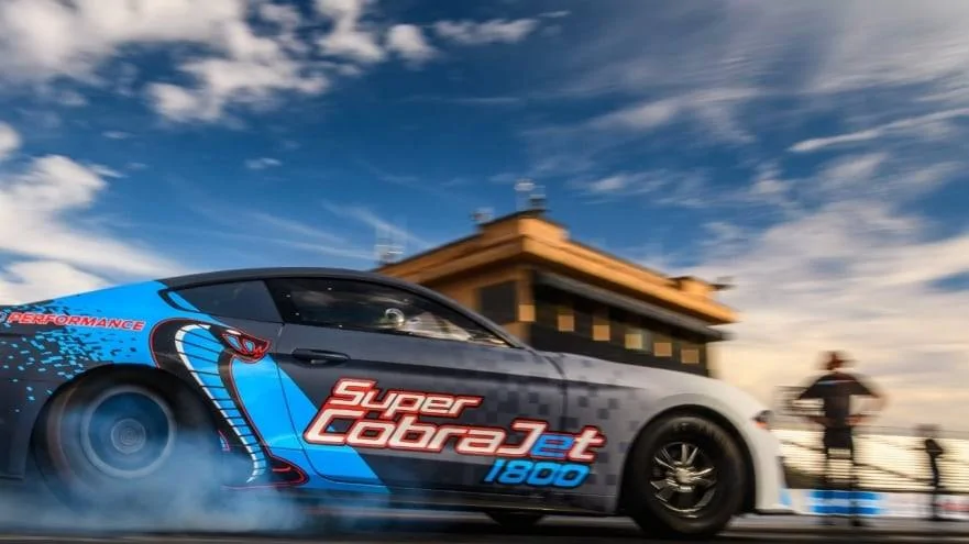 Ford Mustang Mach-E Electric Mustang Super Cobra Jet 1800 Targets New NHRA World Records for Electric Vehicles 1681390271037