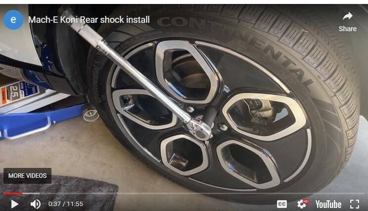Ford Mustang Mach-E UPDATED: Replacing Rear Shocks: Reducing the rear end bounce. 1681433567219