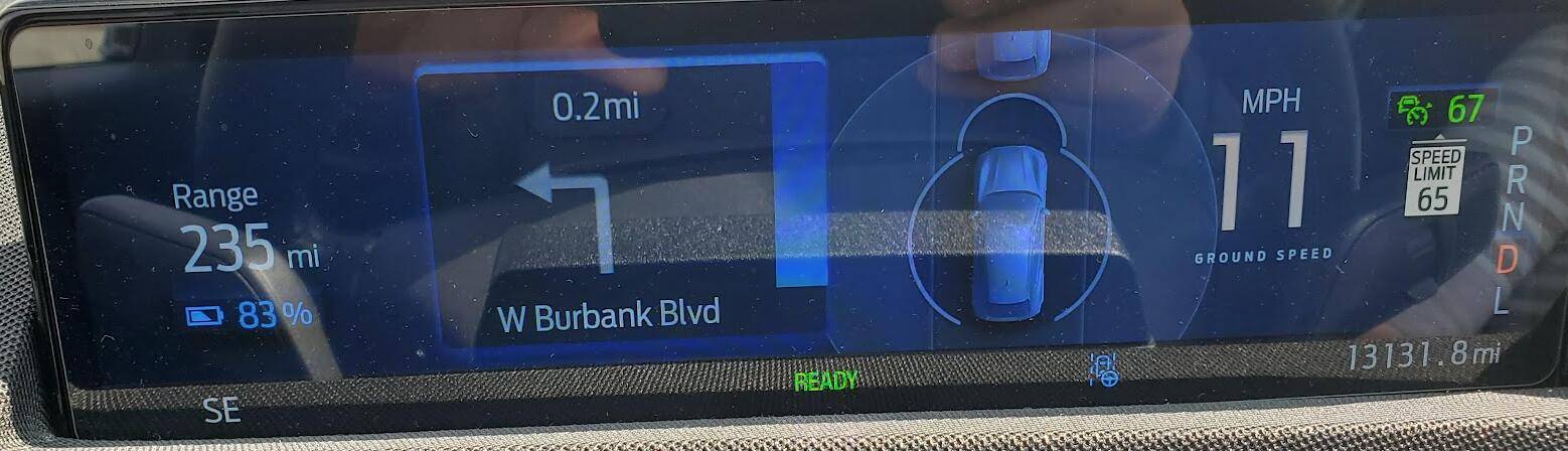 Ford Mustang Mach-E Front screen navigation glitch 1681436807606