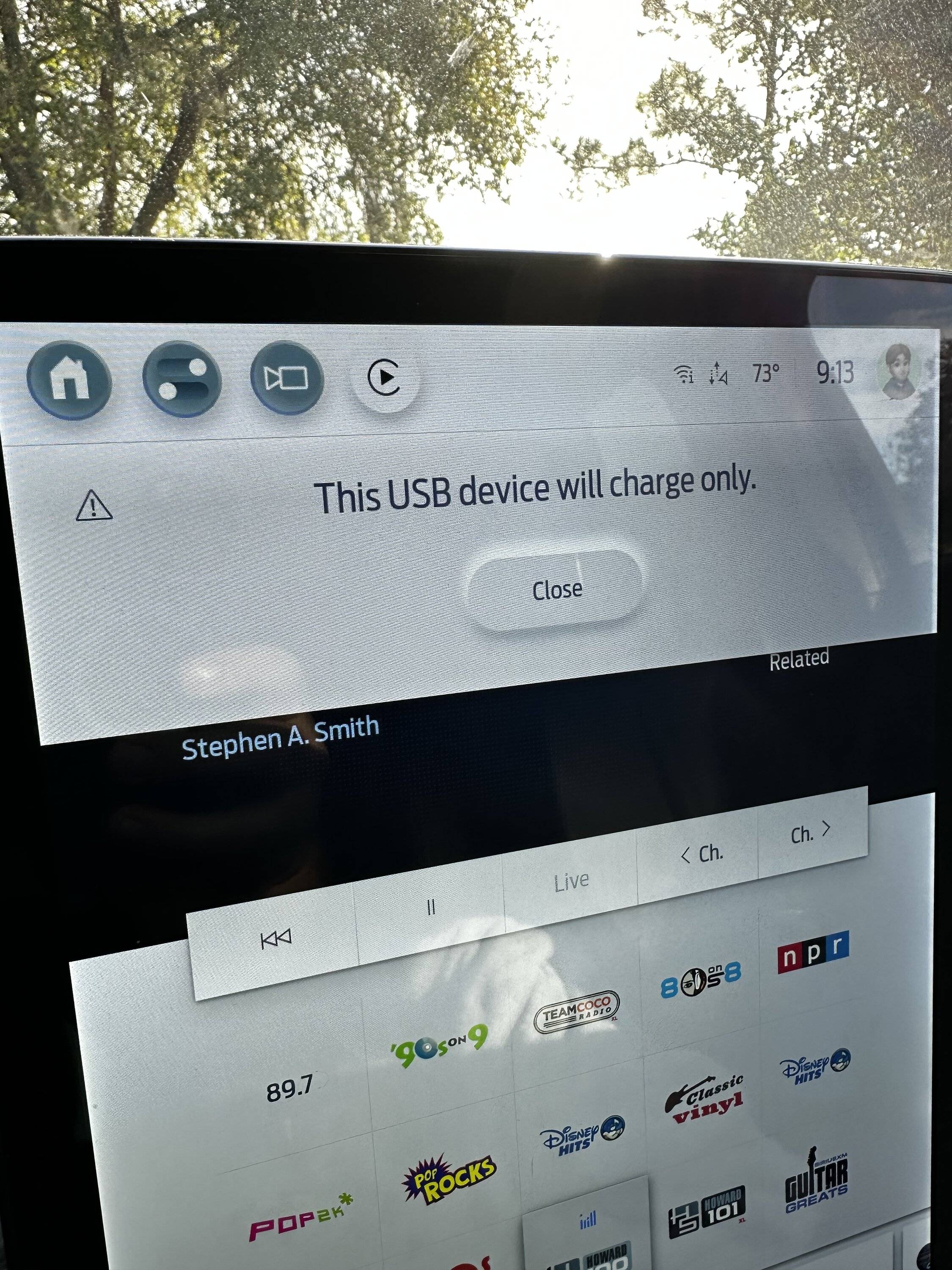 Ford Mustang Mach-E NEW message when plugging in unsupported USB device in Sync 1681743045968