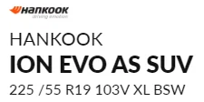 Ford Mustang Mach-E Hankook ION Evo AS SUV tires now available 1681750566247