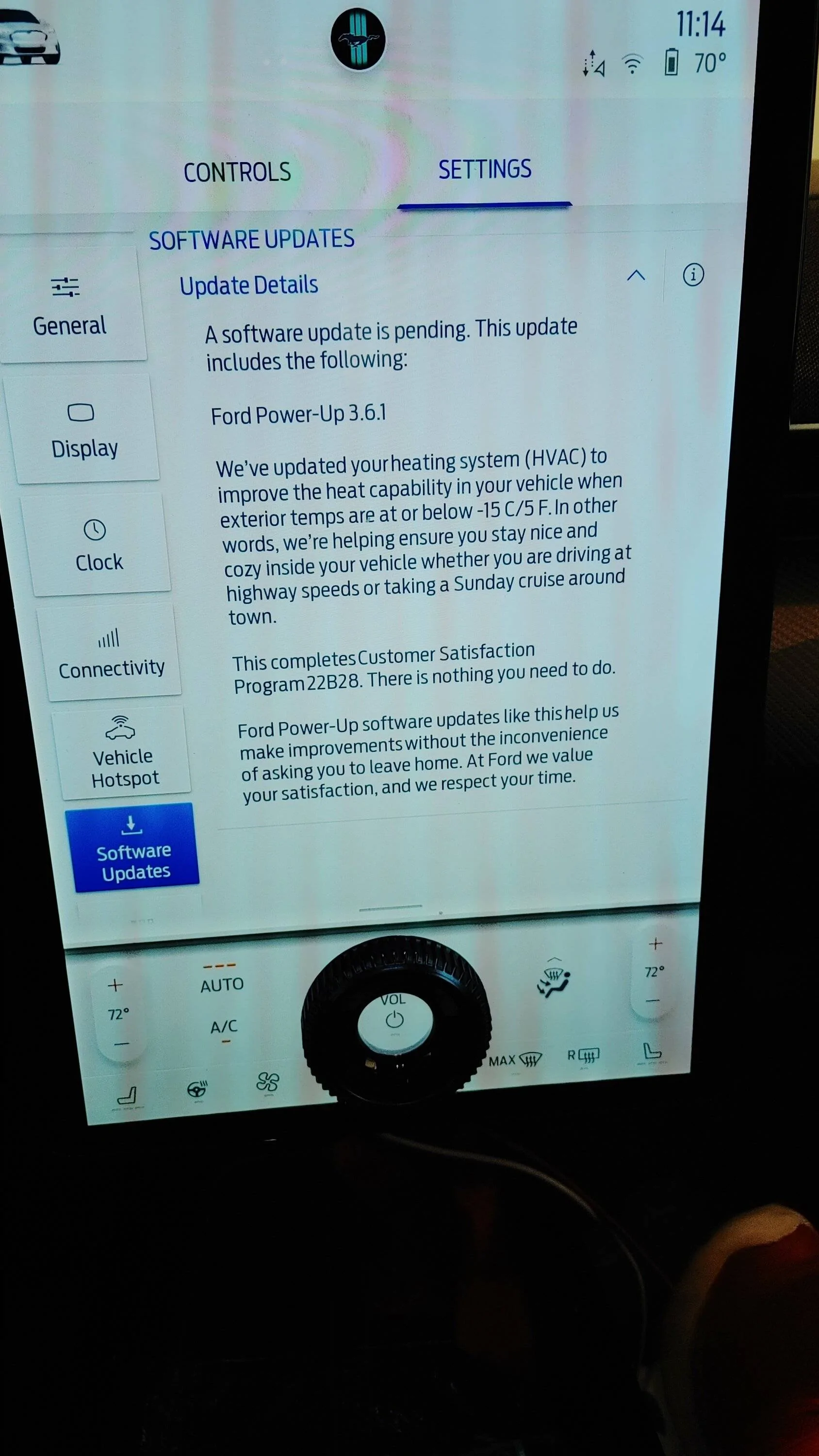 Ford Mustang Mach-E Power up 3.6.1 pending 0423231114