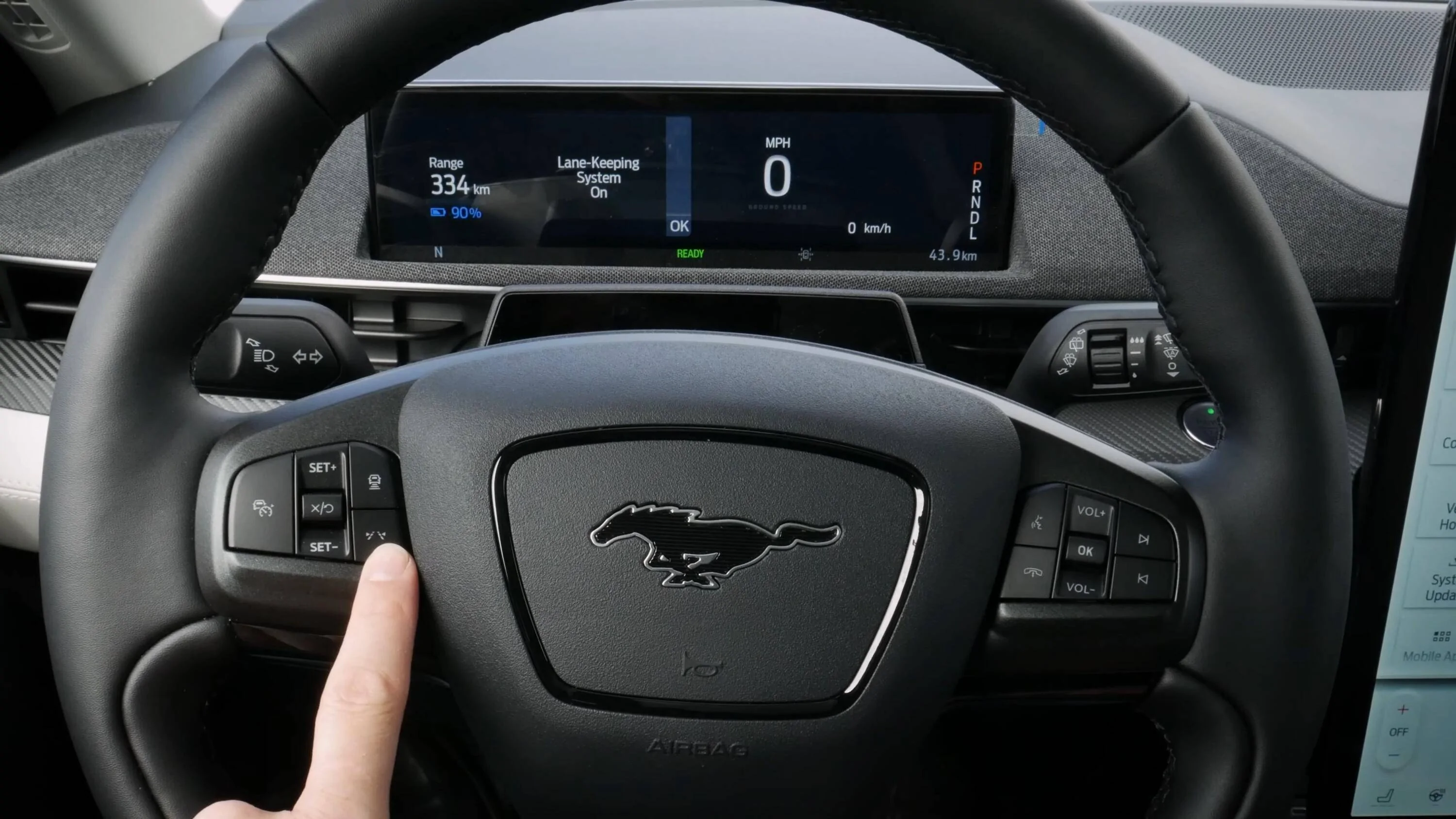 Ford Mustang Mach-E Blue Cruise Hands Free quit working Steering Wheel and Cluster in the 2022 Ford Mustang Mach E 1-55 screenshot