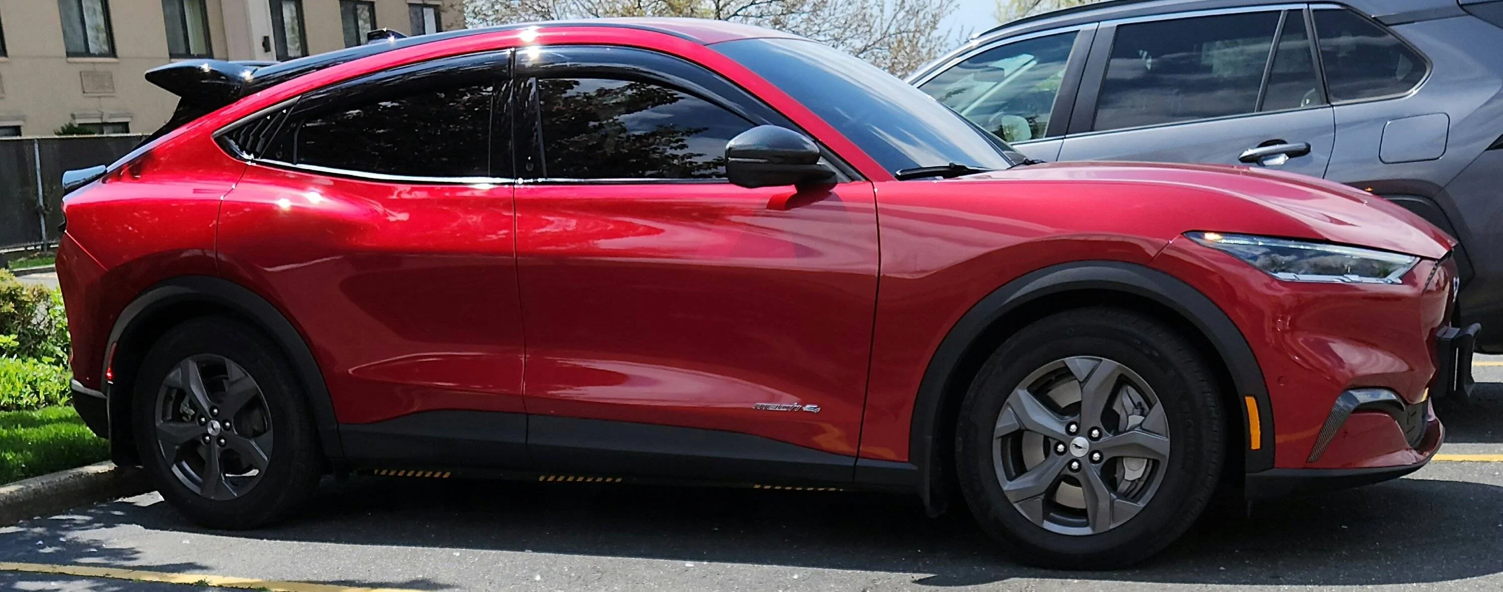 Ford Mustang Mach-E Added a spoiler - LOVE IT! (big photo dump) 20230425_124852