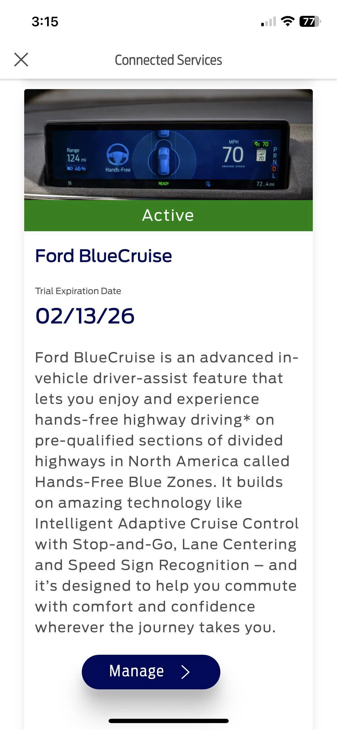 Ford Mustang Mach-E New BlueCruise Cost/Service 1683152221134