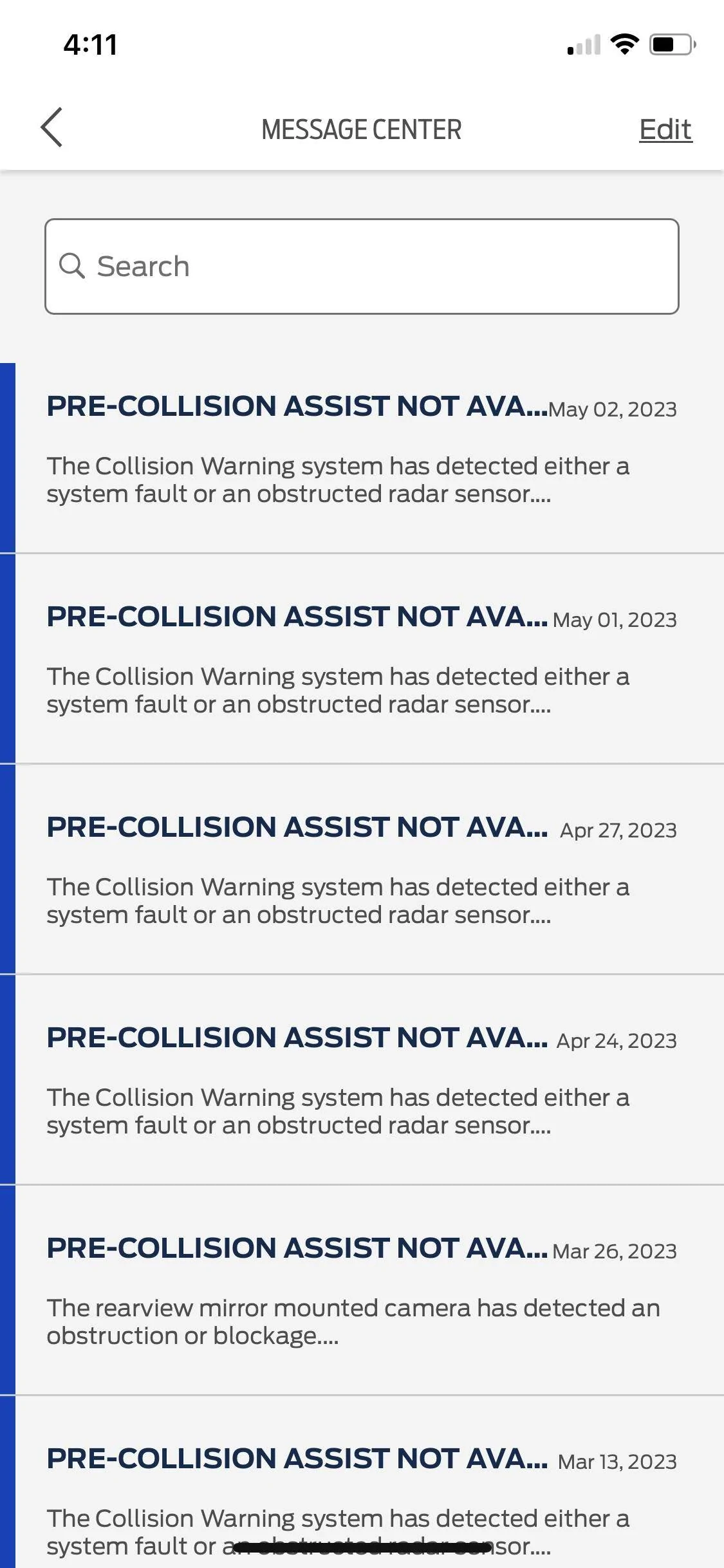 Ford Mustang Mach-E Front Camera Fault & Pre-Collision Assist Not Available Errors IMG_1280