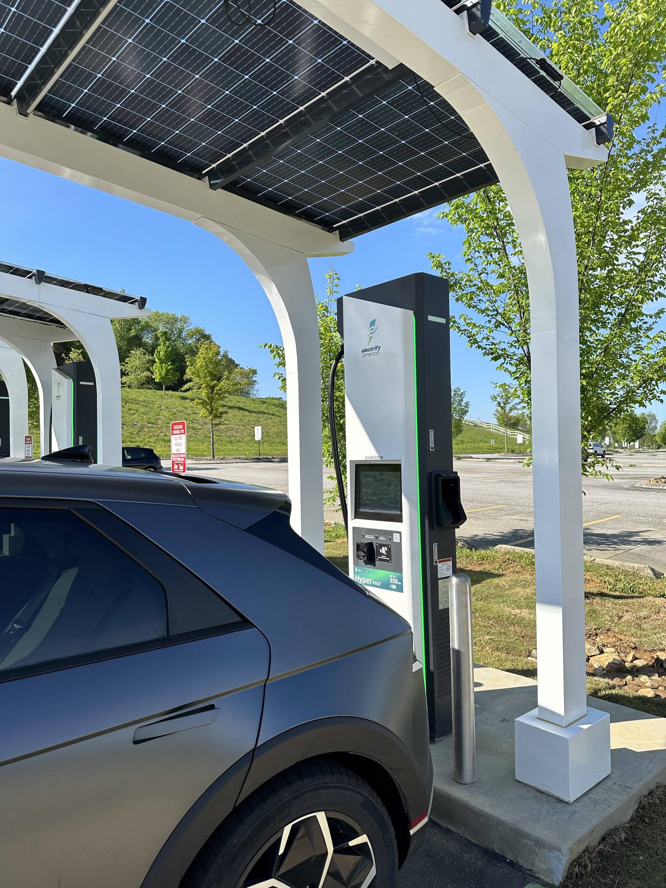 Ford Mustang Mach-E New Electrify America retrofit canopies 7ea7ne1iytwa1