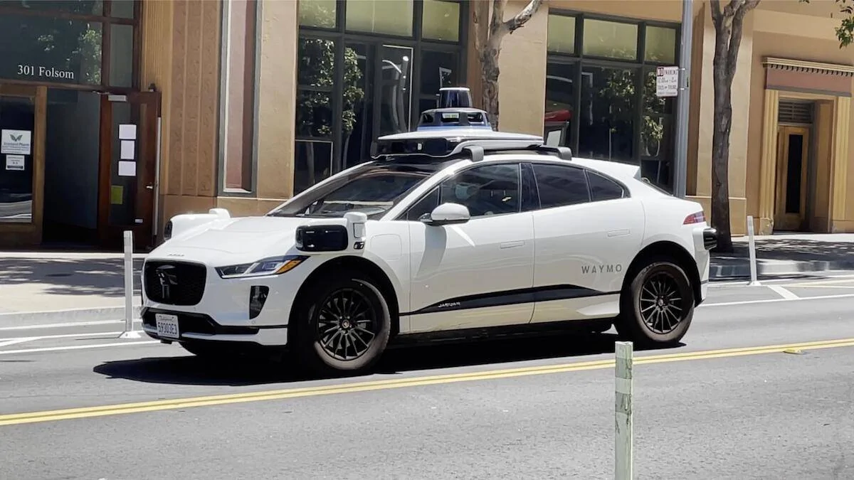 Ford Mustang Mach-E What is Ford doing here? waymo-jaguar-ipace-sf