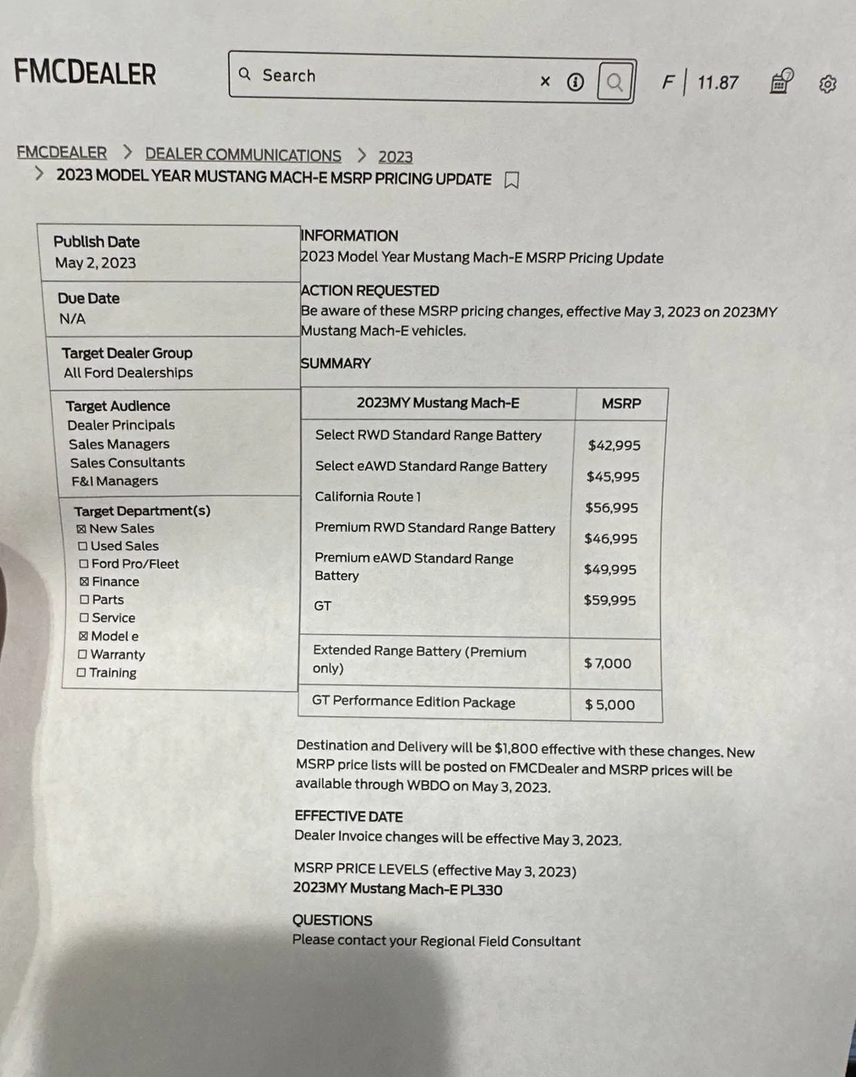 Ford Mustang Mach-E Ford Playing Number Games? Help us understand the price shuffle.... Has Anyone ACTUALLY seen what is being done? me1 (2)