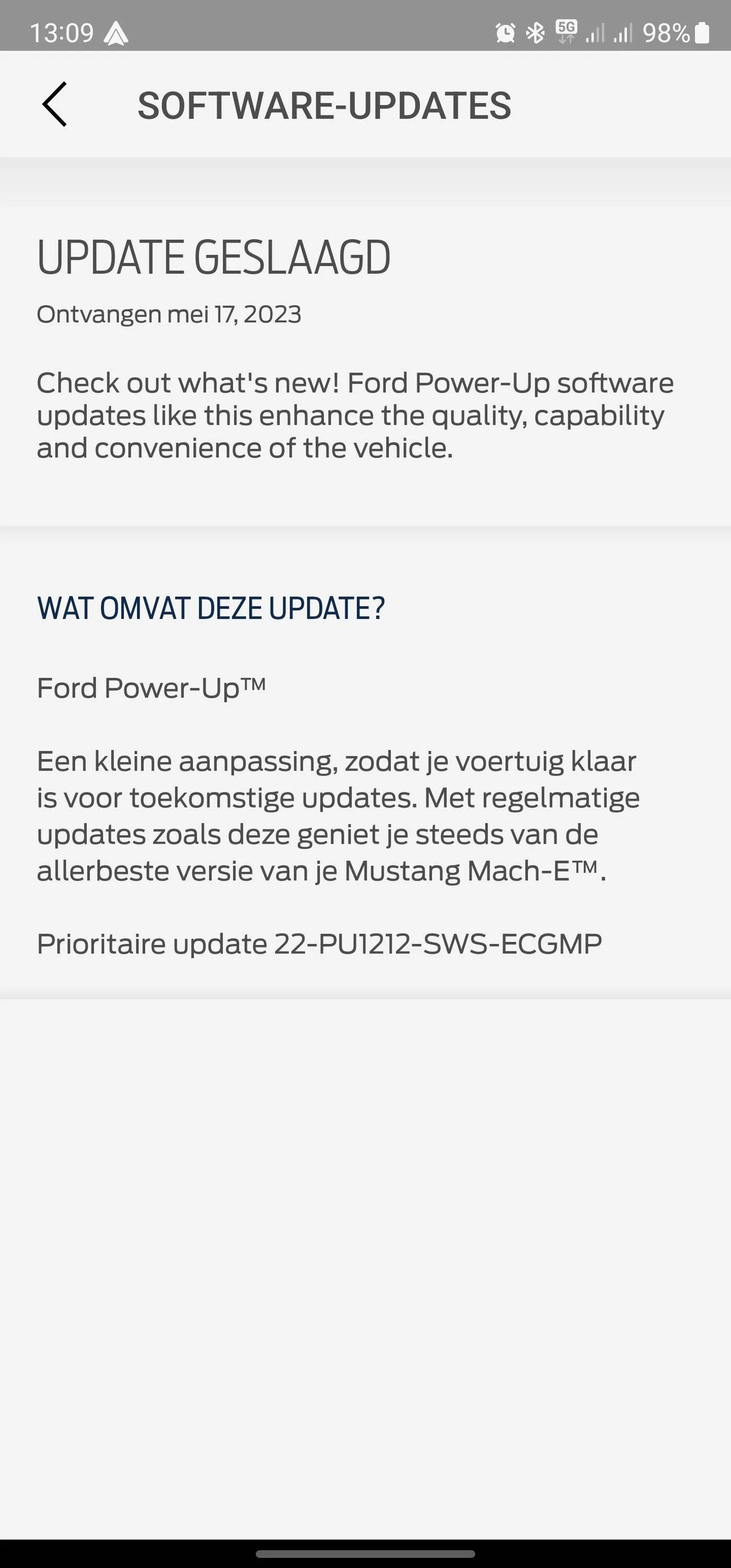 Ford Mustang Mach-E How to never miss a OTA software update! Screenshot_20230517_130918_FordPass