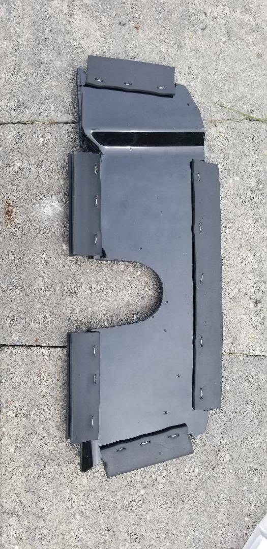 Ford Mustang Mach-E Draw-Tite Hidden Hitch install -- what do I do with my hidden bumper hole?  (3D printing design anyone?) Tow hitch cover - H-pattern rubber mounts secured by safety wire - view from outside