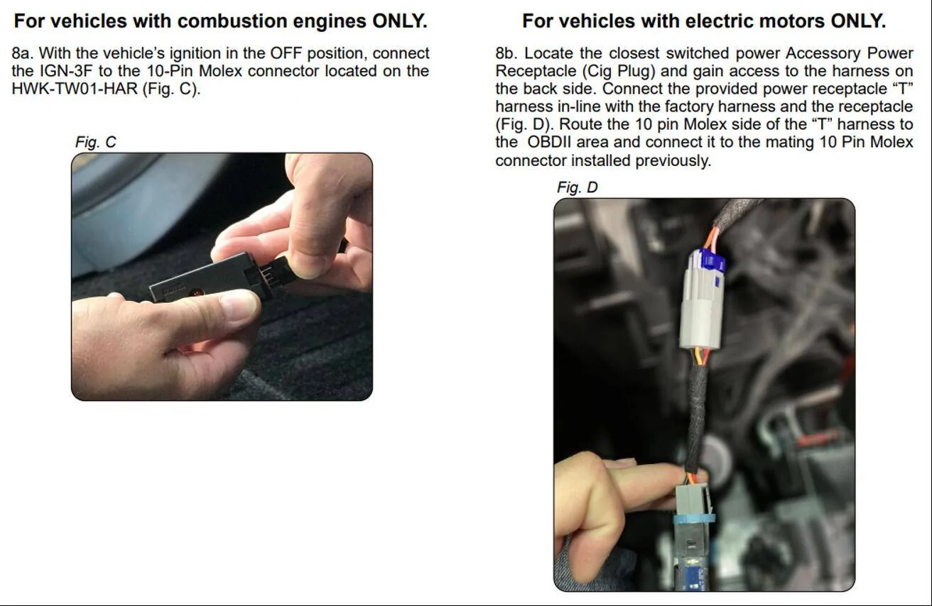 Ford Mustang Mach-E Thinkware Dashcam install using Ford supplied OBDII wire harness 1684547516738