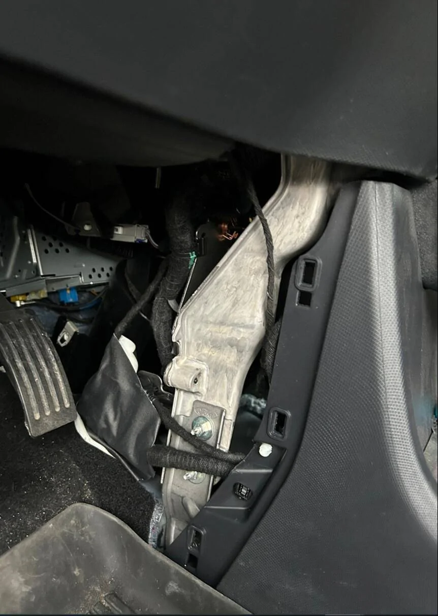 Ford Mustang Mach-E Thinkware Dashcam install using Ford supplied OBDII wire harness 1684547823641