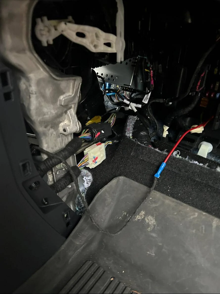 Ford Mustang Mach-E Thinkware Dashcam install using Ford supplied OBDII wire harness 1684547840672