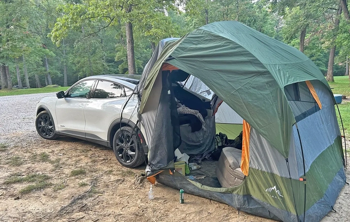 Summer Car Camping in my Mach-E